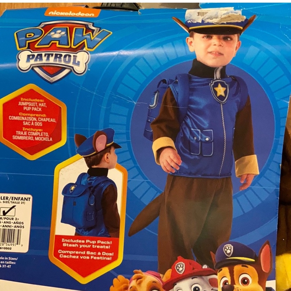 Paw Patrol Chase size 2T NWT